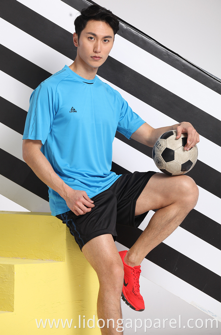 wholesale plain soccer jerseys sportswear suite adult Customized parent-child soccer jersey
